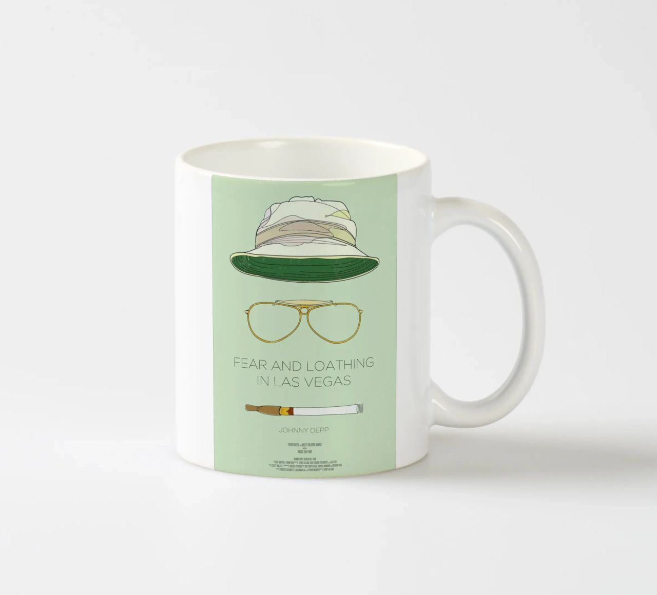 Fear and Loathing in Las Vegas tazza in ceramica da Moxy Creative House