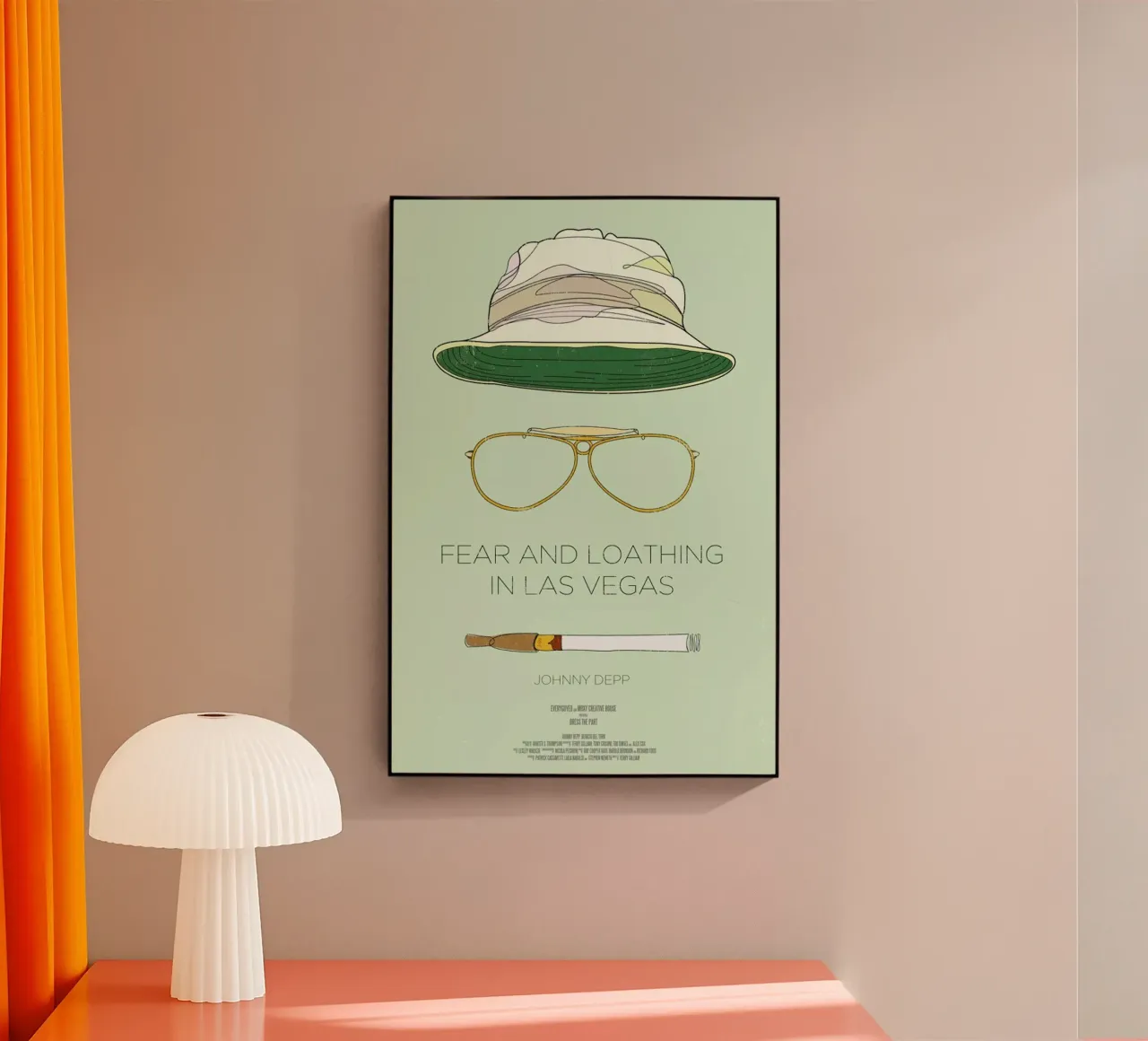 Fear and Loathing in Las Vegas plexiglass da Moxy Creative House