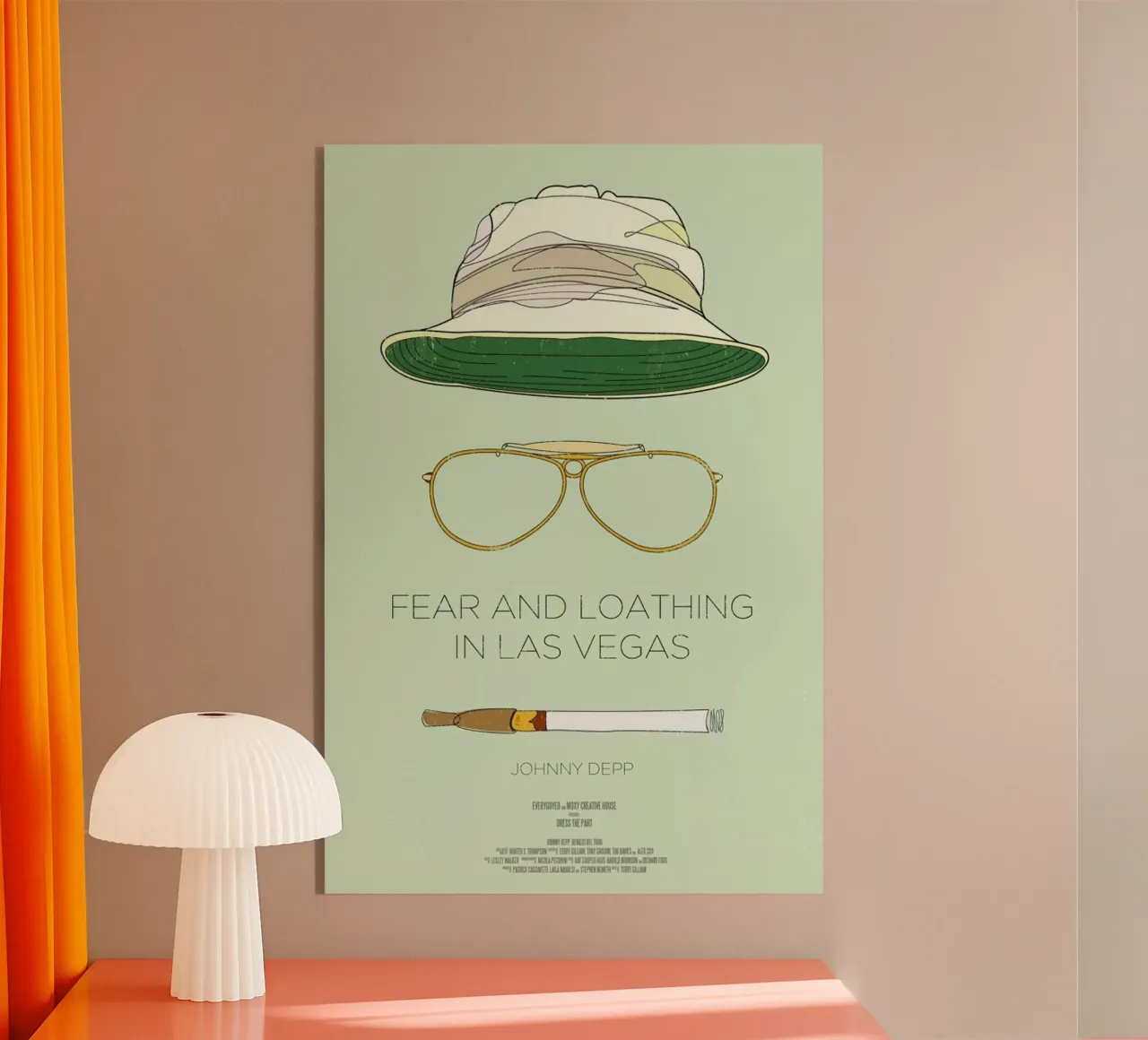 Fear and Loathing in Las Vegas plexiglass da Moxy Creative House