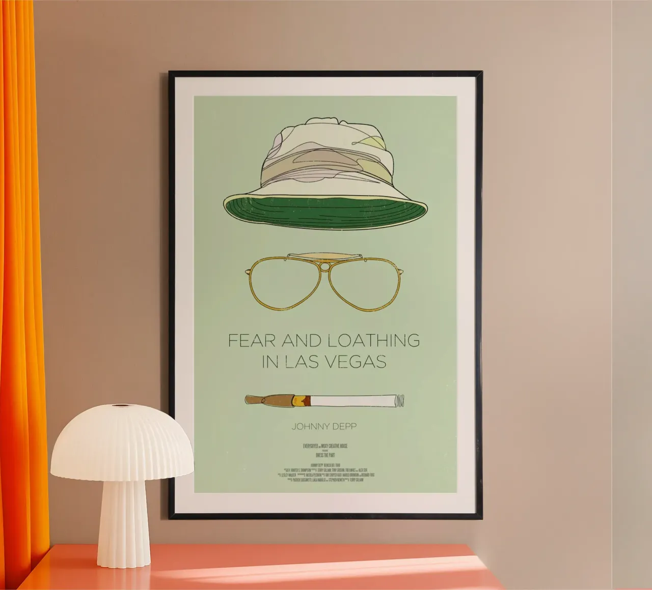 Fear and Loathing in Las Vegas carta hahnemühle da Moxy Creative House