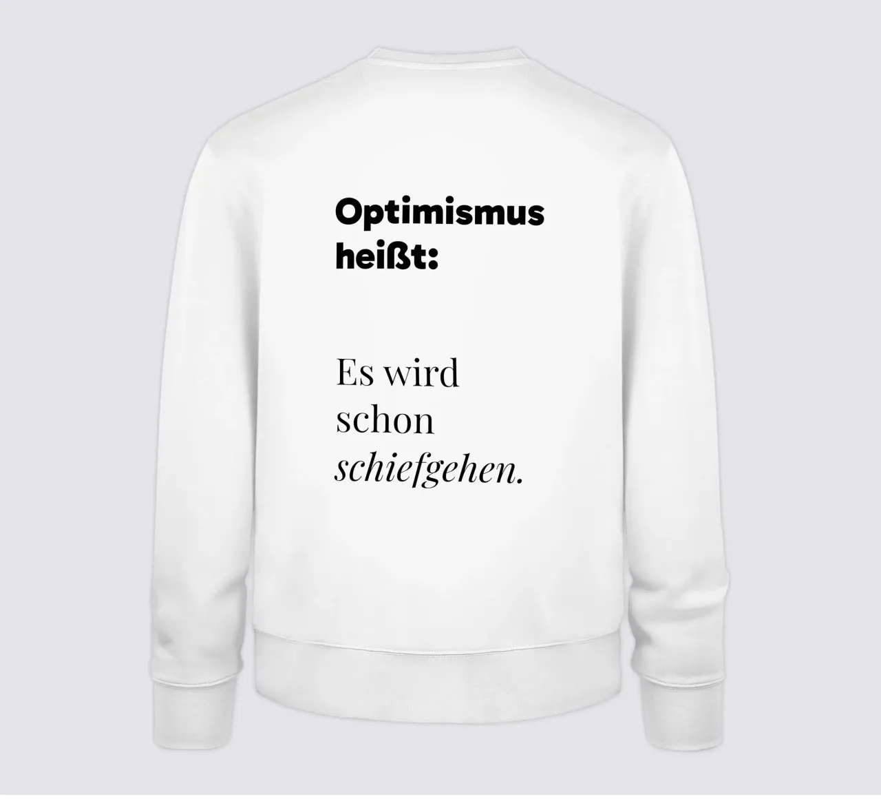 Optimismus felpa da color&shape