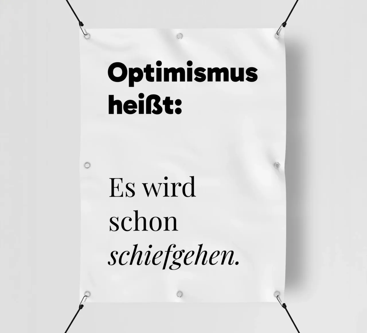 Optimismus PVC Plane von color&shape