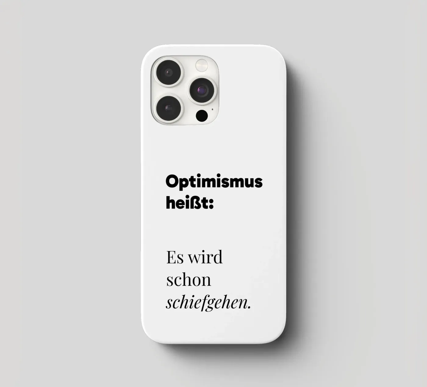 Optimismus iphone case by color&shape