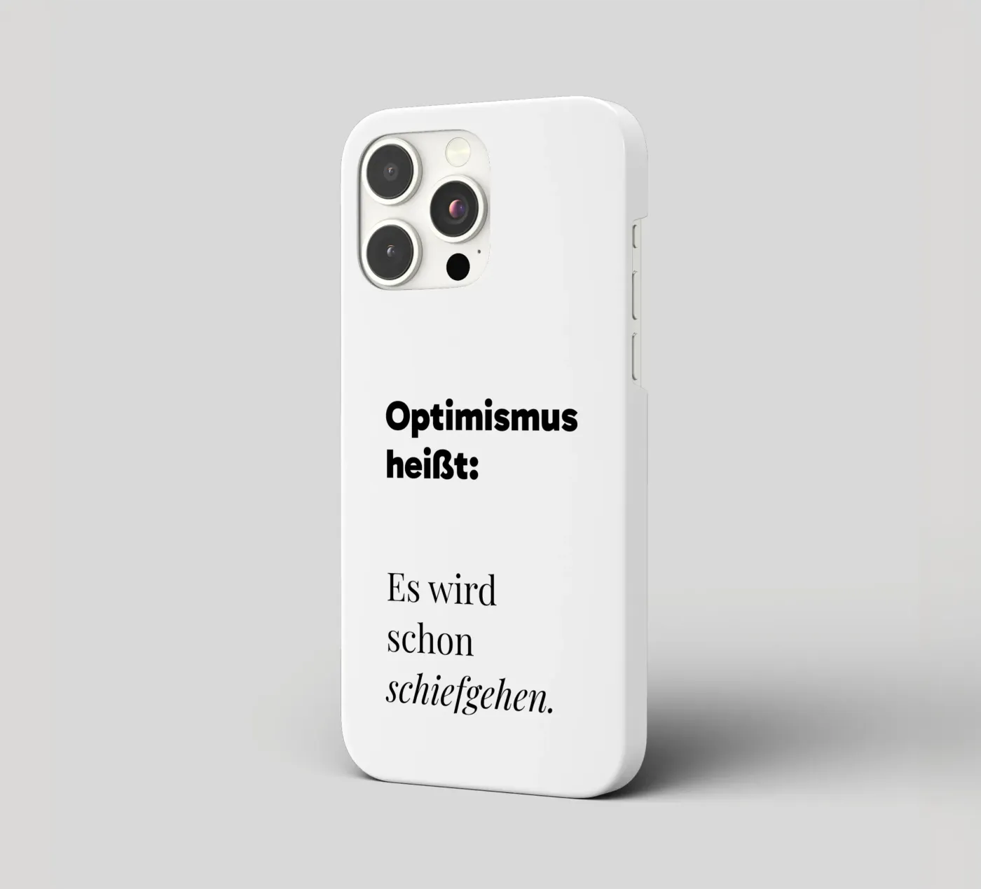 Optimismus iphone case by color&shape