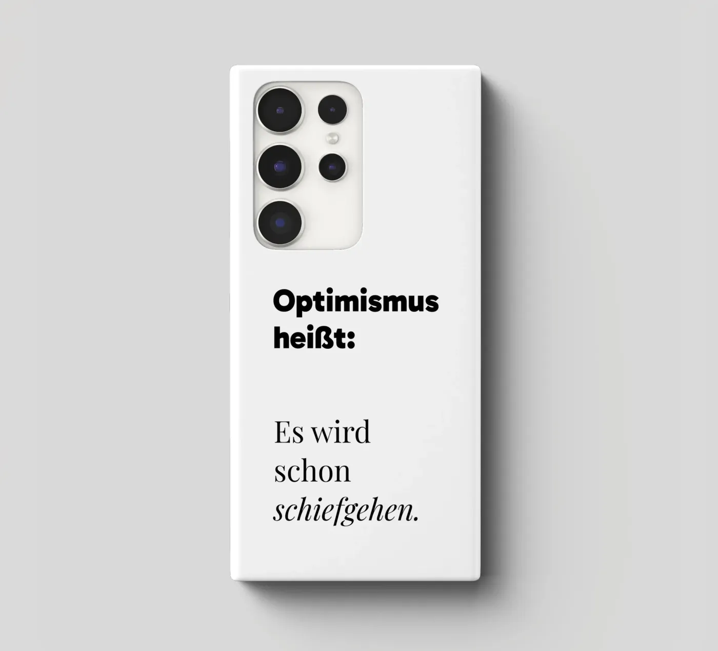Optimismus samsung hoesje van color&shape