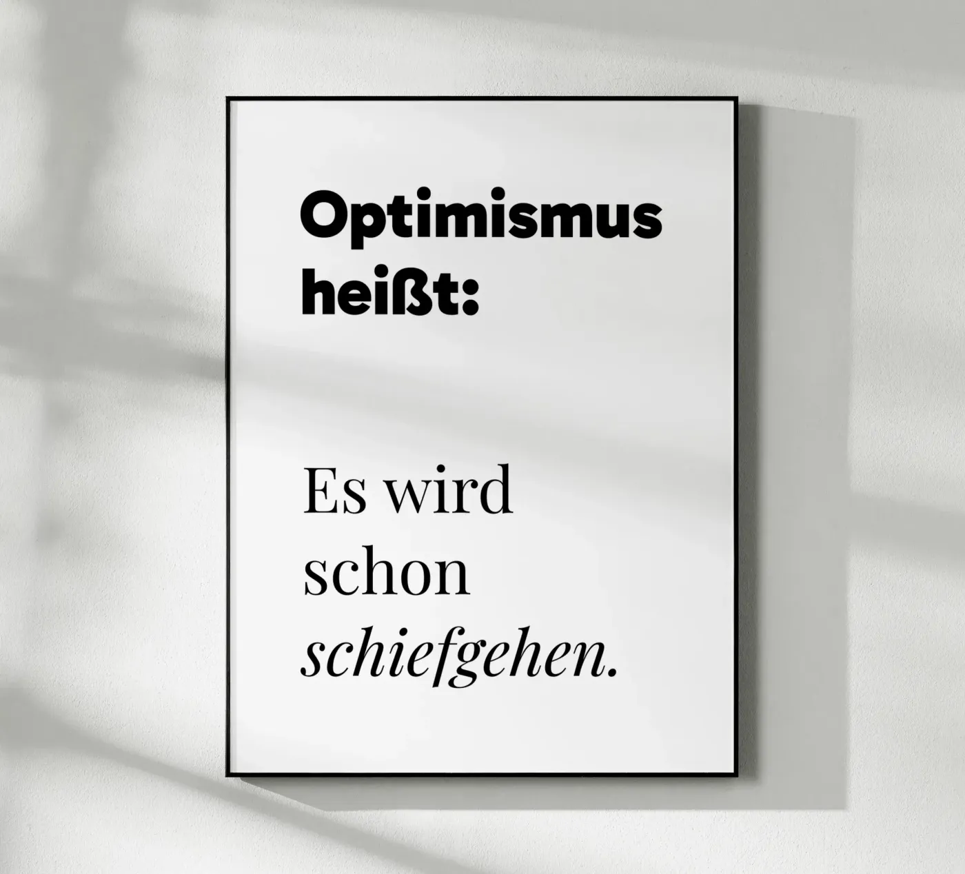 Optimismus plexiglas de color&shape