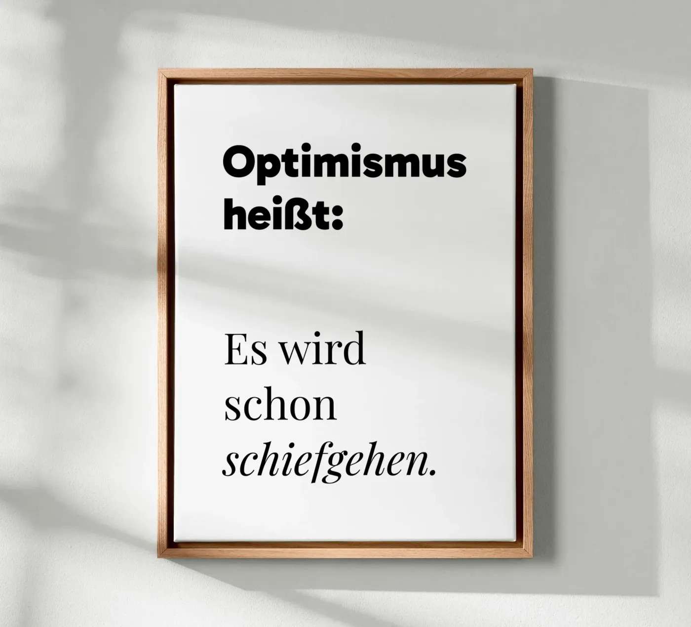 Optimismus toile de color&shape