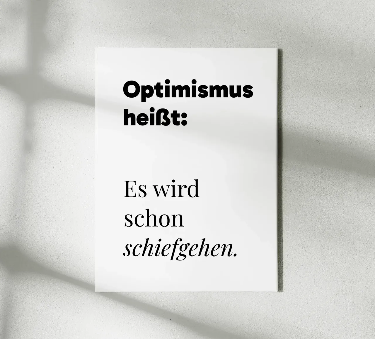 Optimismus tela da color&shape