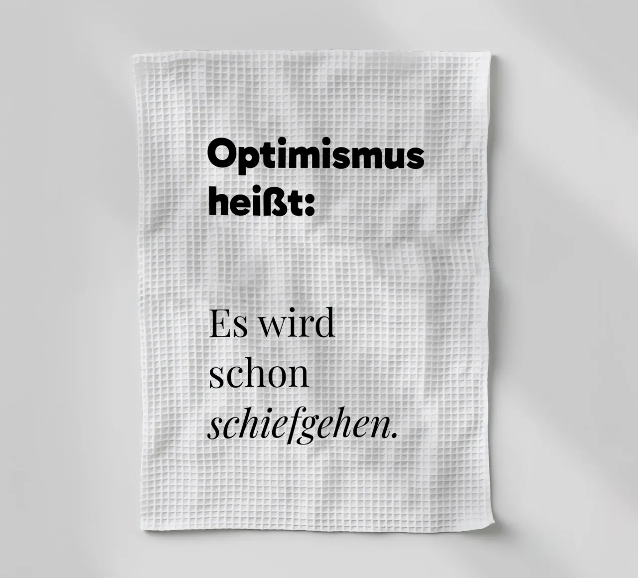 Optimismus torchon de color&shape