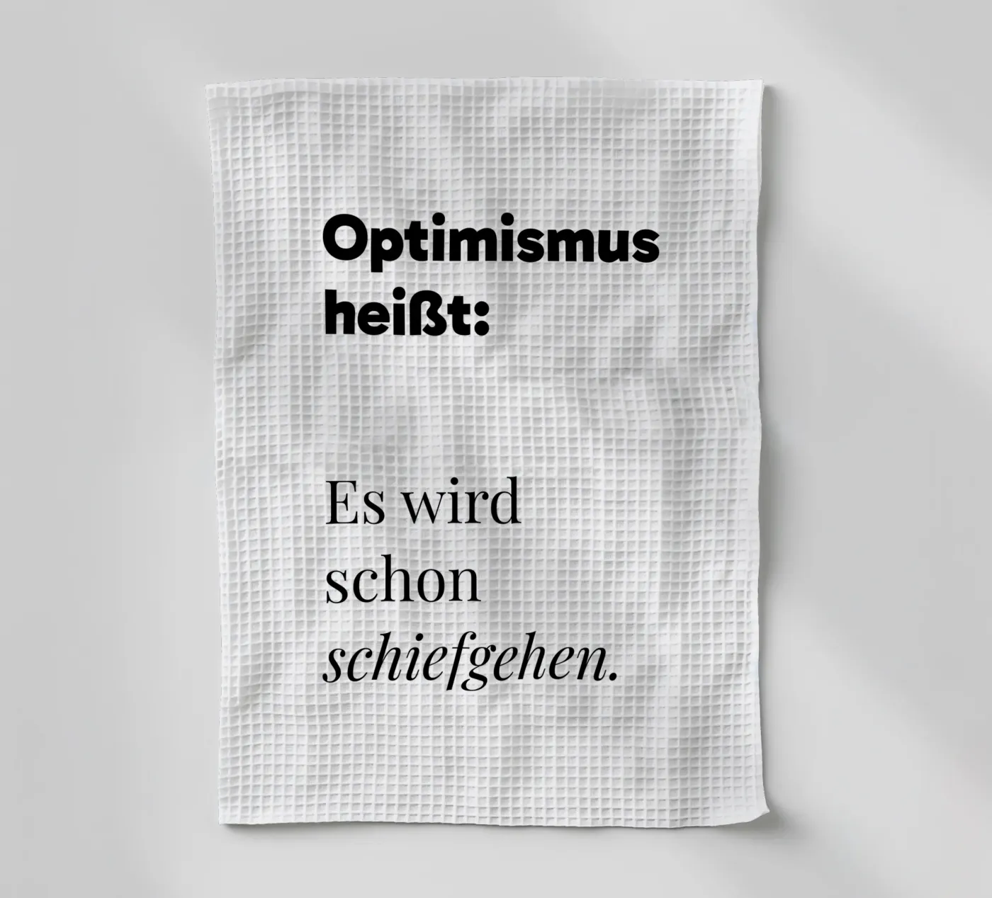 Optimismus torchon de color&shape
