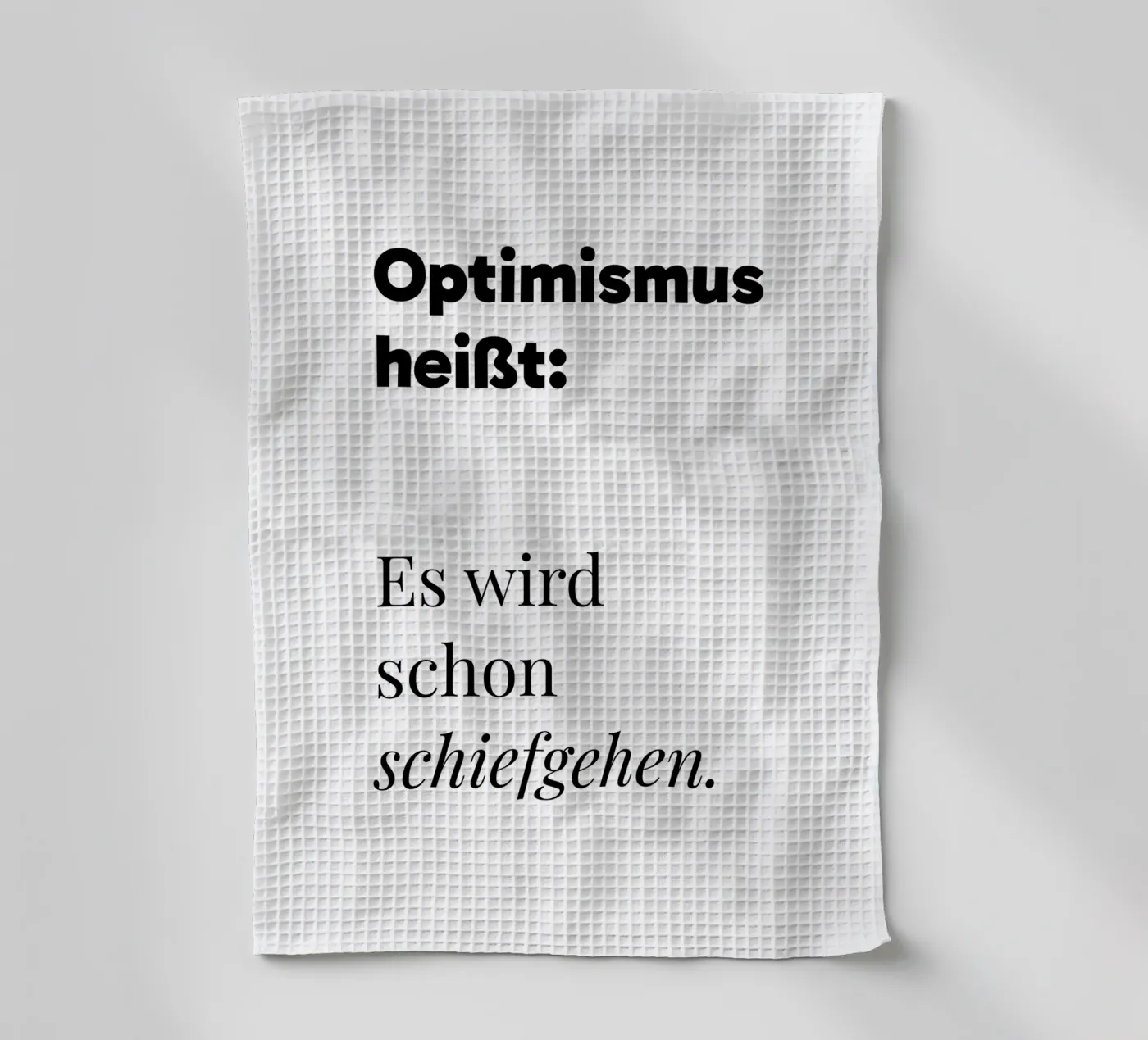 Optimismus canovaccio da cucina da color&shape