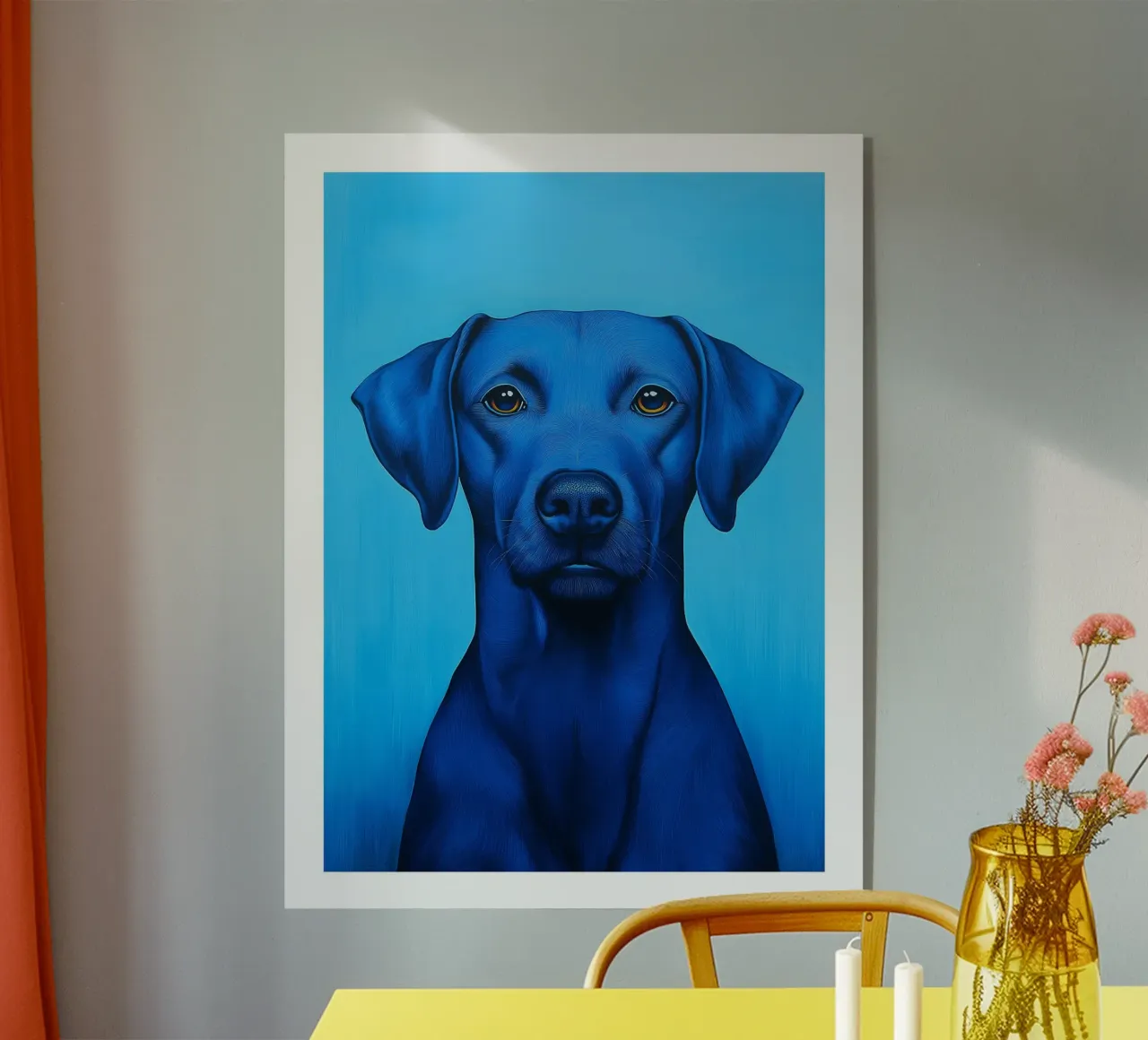Cane blu plexiglass da DWA