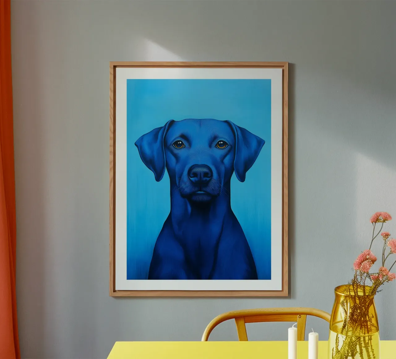 Cane blu alluminio dibond da DWA