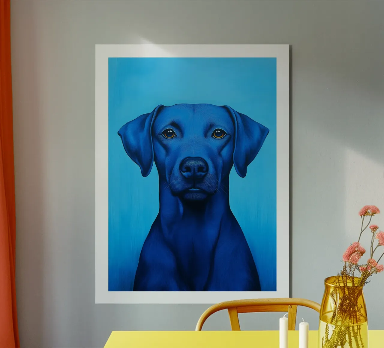 Cane blu alluminio dibond da DWA