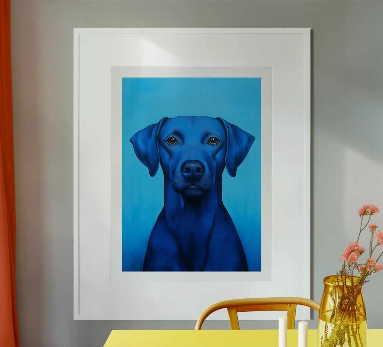 Cane blu carta hahnemühle da DWA
