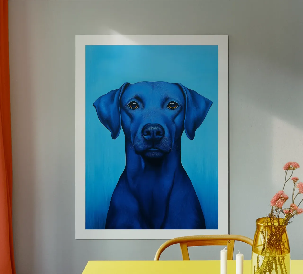 Cane blu carta hahnemühle da DWA