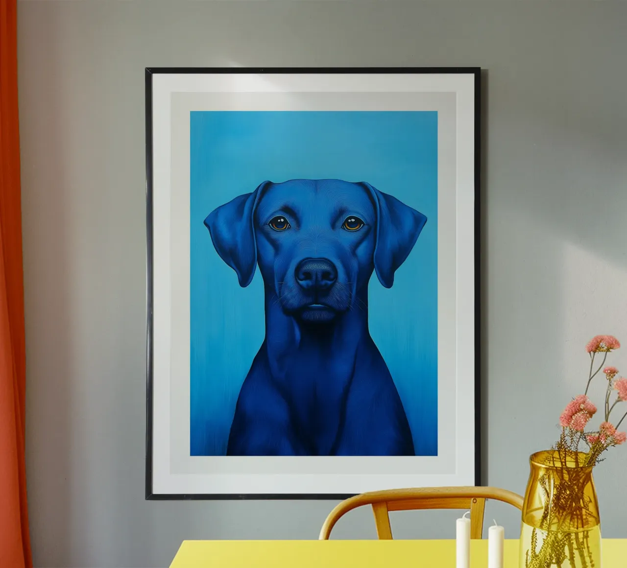 Cane blu carta hahnemühle da DWA