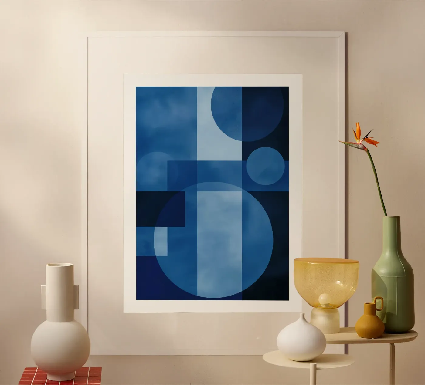 Blue scale poster by DWA