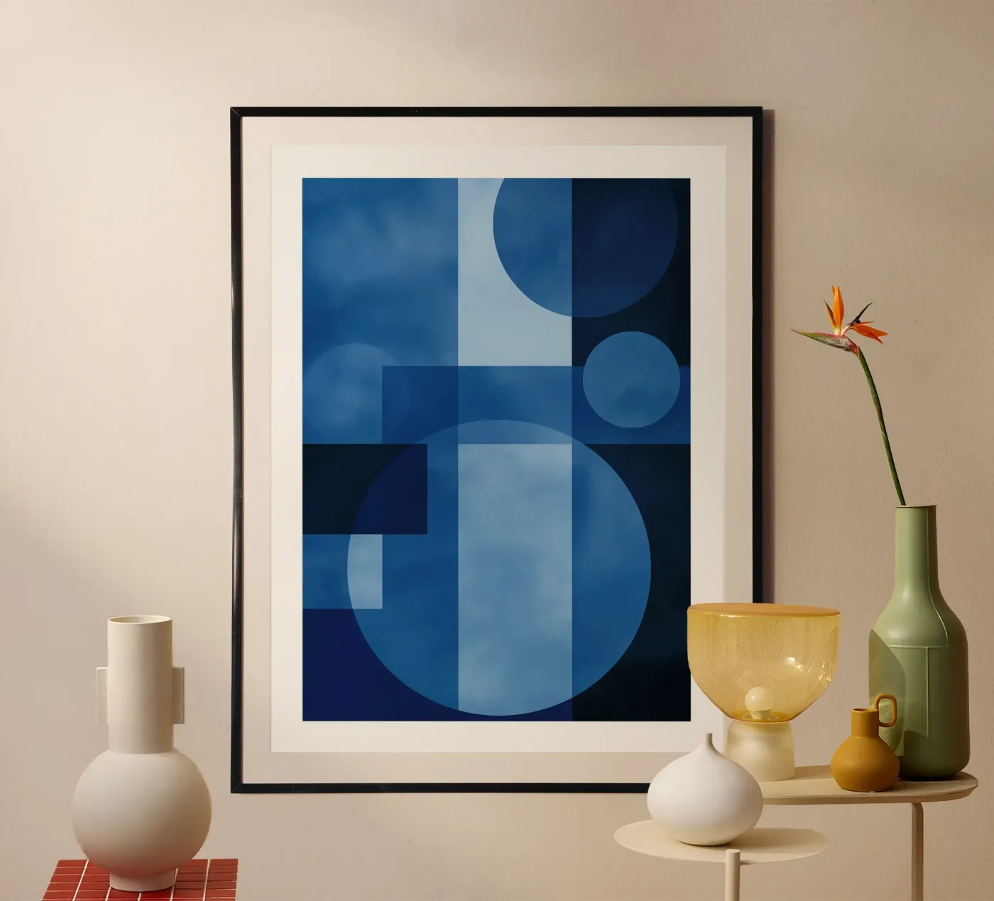 Blue scale poster by DWA