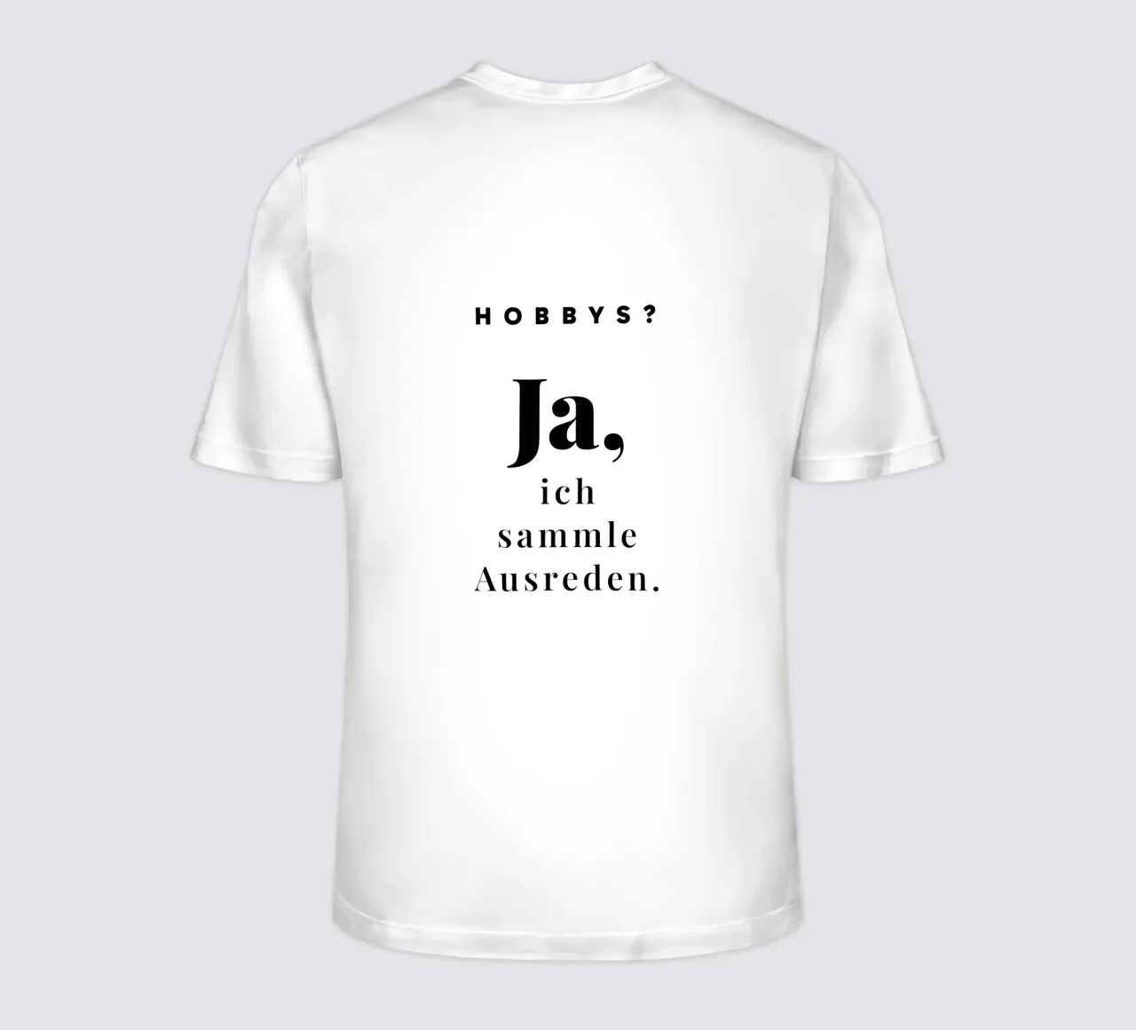 Hobbys? Ja t-shirt da color&shape