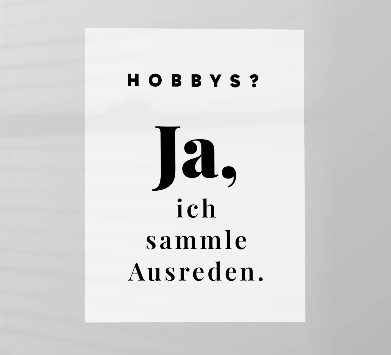 Hobbys? Ja pellicola backlit da color&shape