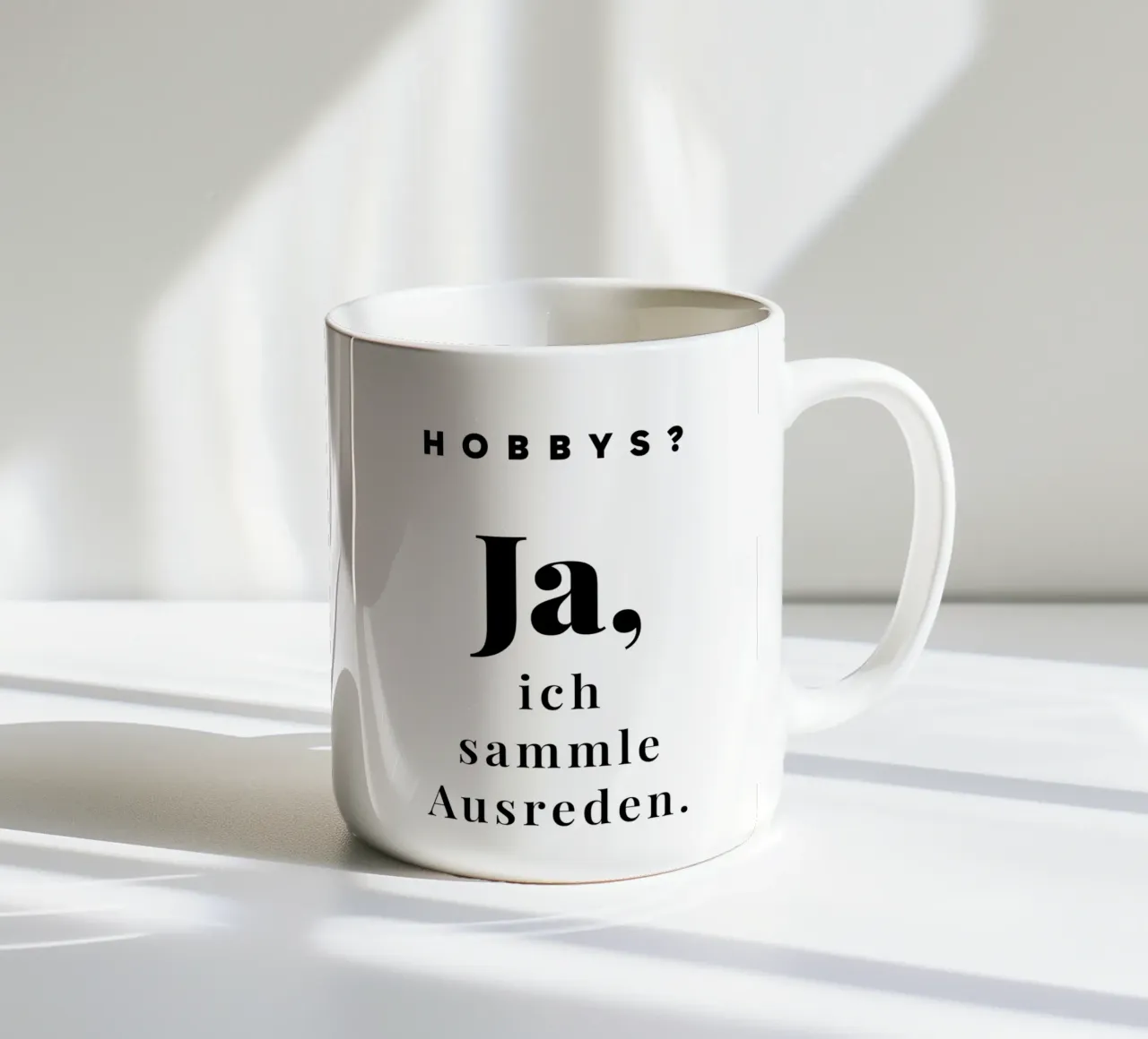 Hobbys? Ja tazza in ceramica da color&shape