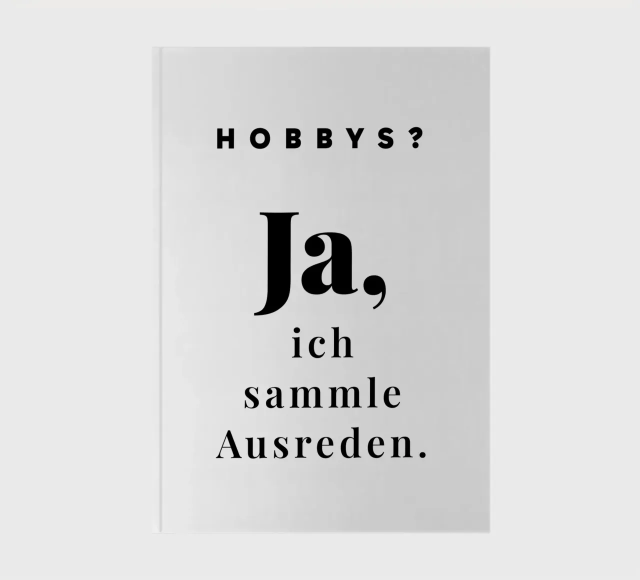 Hobbys? Ja notebook by color&shape
