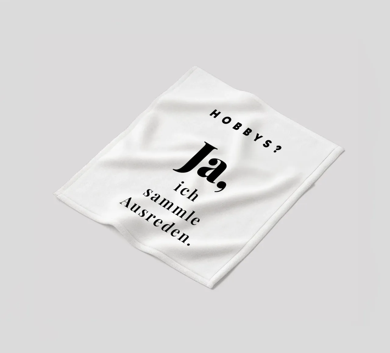 Hobbys? Ja coperta in pile da color&shape