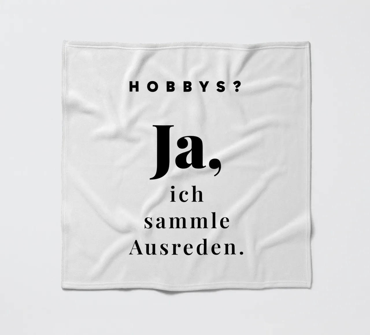 Hobbys? Ja coperta in pile da color&shape