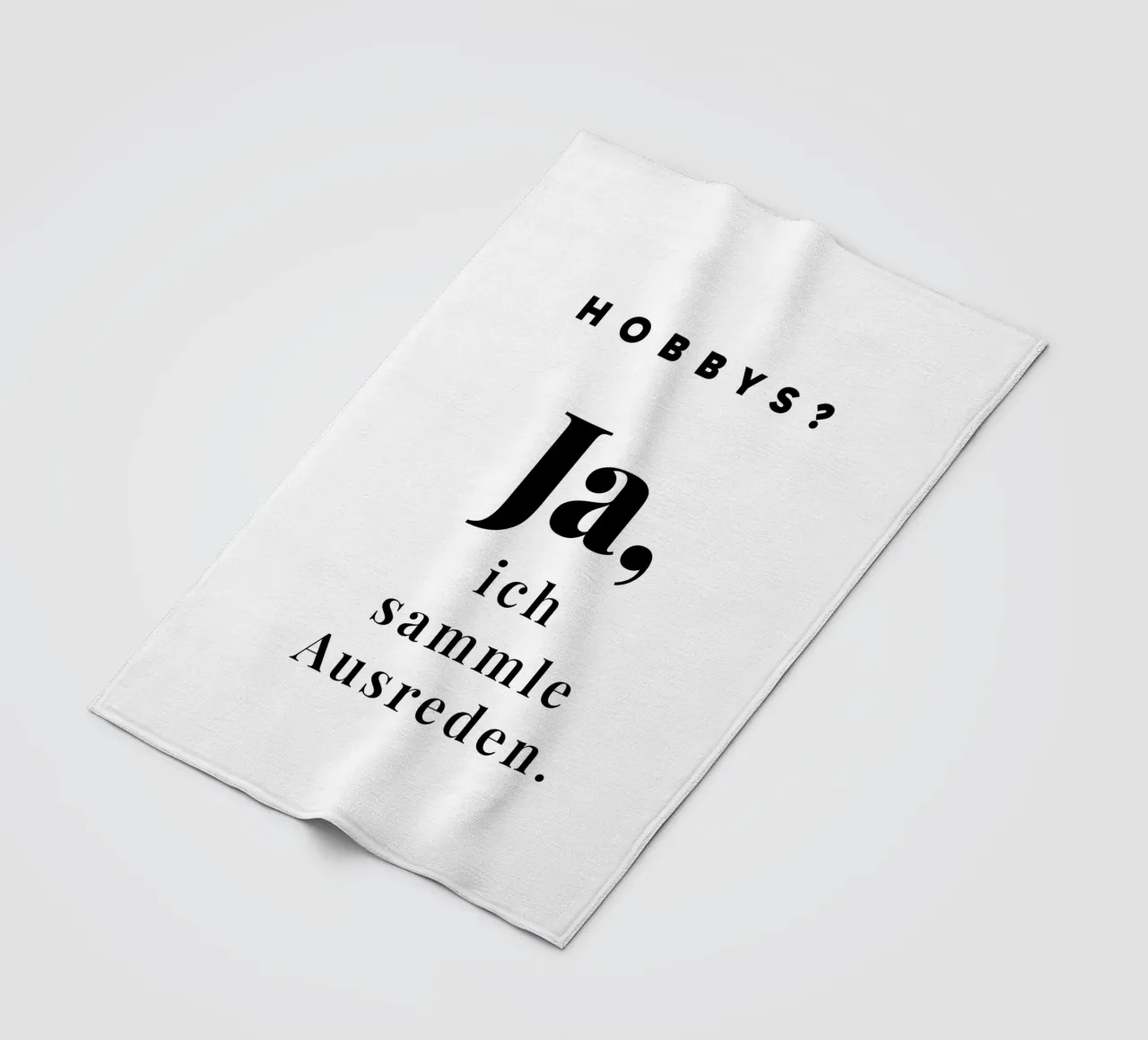 Hobbys? Ja coperta in pile da color&shape