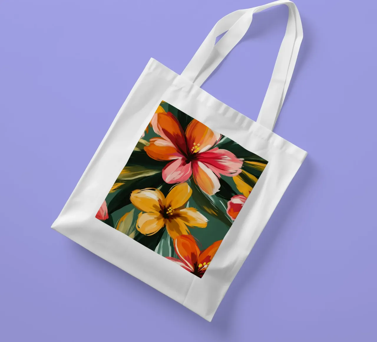 Un'esplosione di fiori borsa in juta da DWA