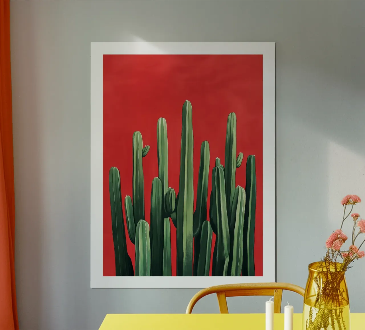 Flamenco Cactus carta hahnemühle da DWA