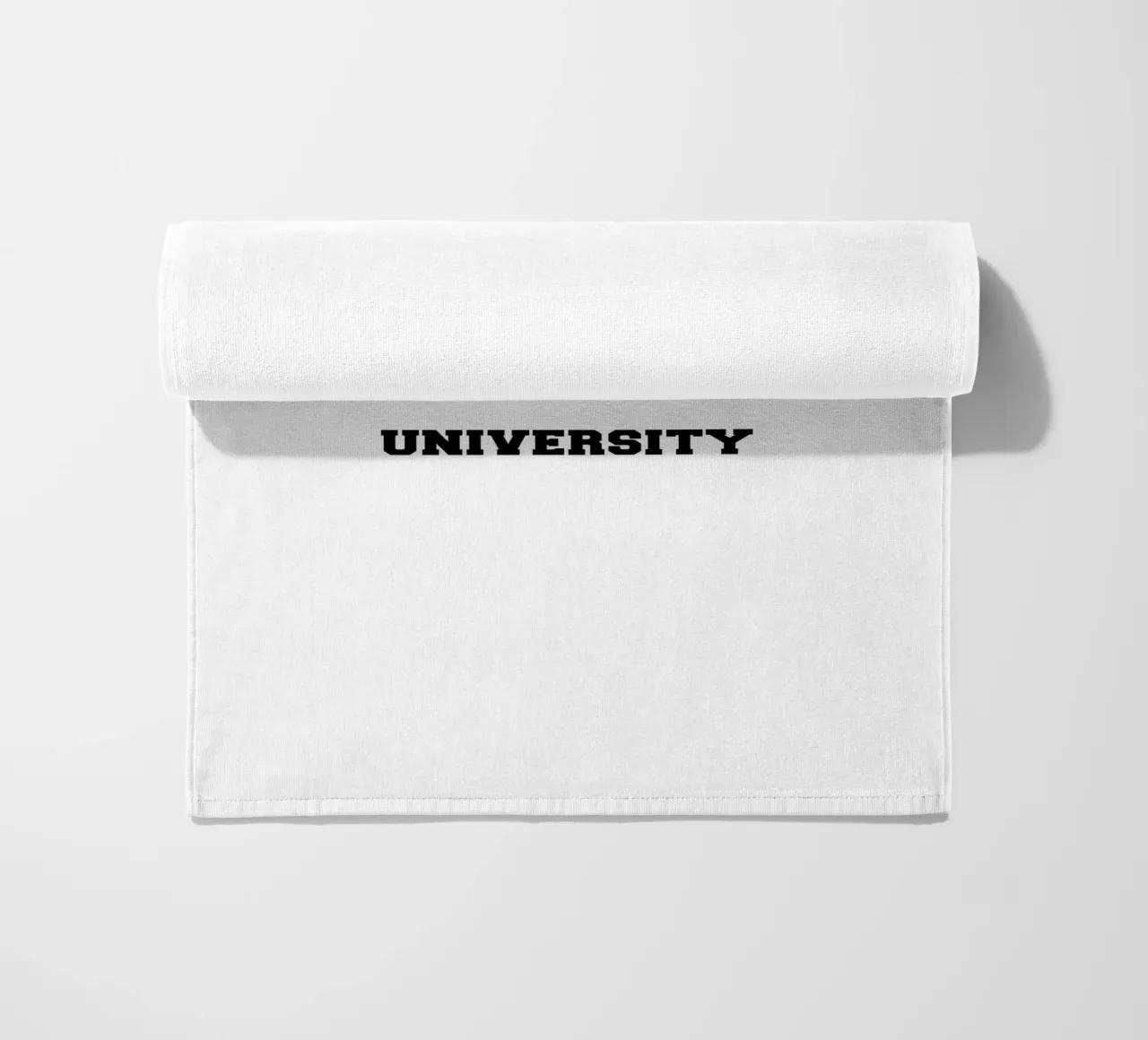 Hude University: Schriftzug in schwarz telo mare da Pulse of Art