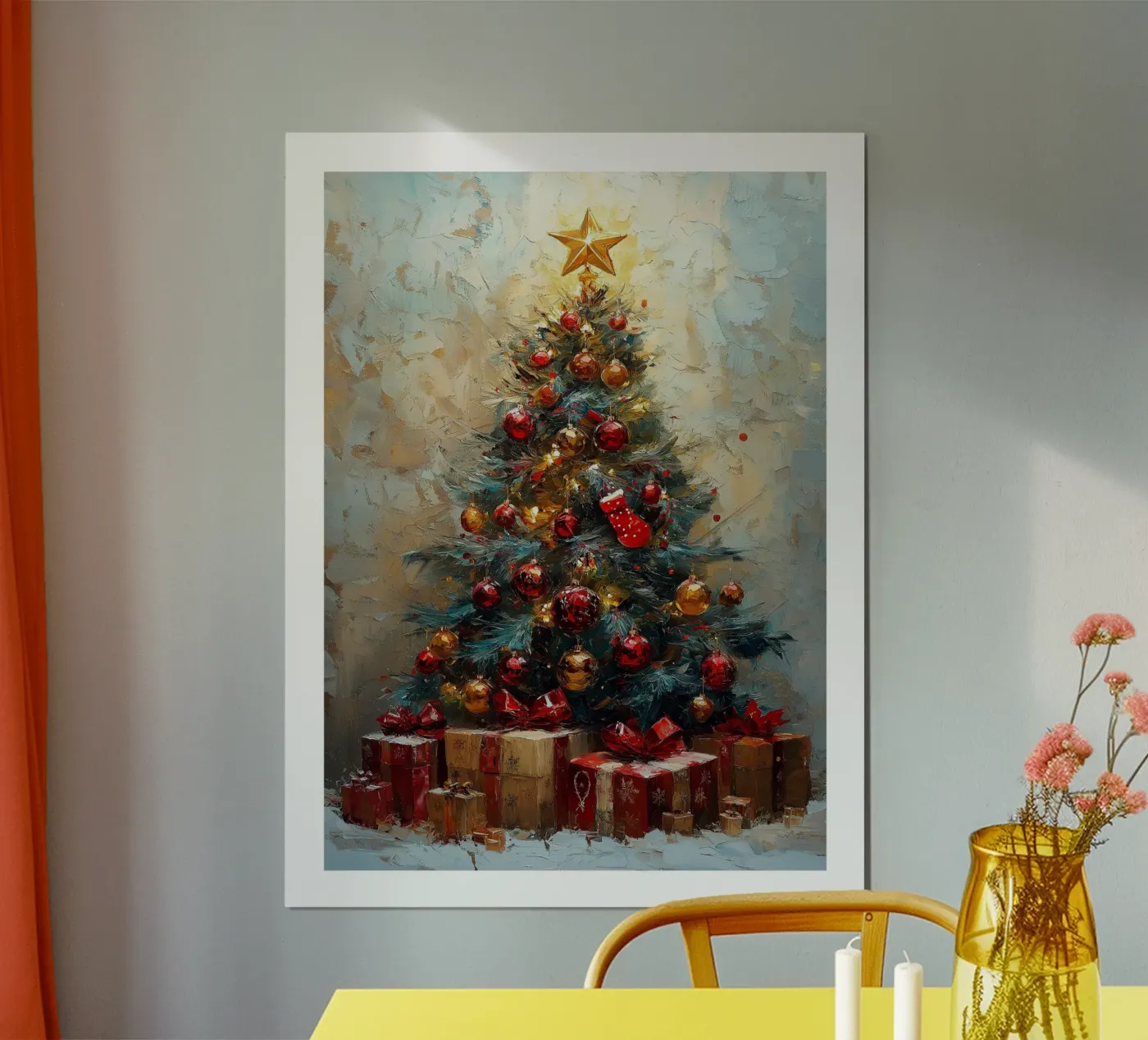 Christmas tree poster by DWA