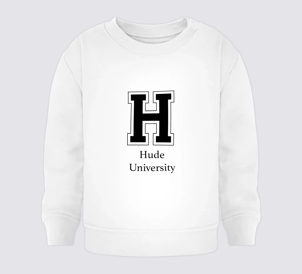 Hude University: Großes H felpa neonato da Pulse of Art