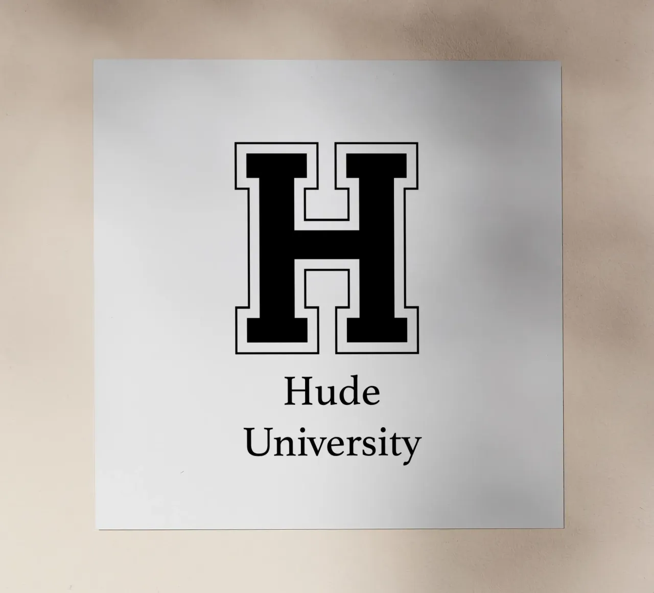 Hude University: Großes H pellicola backlit da Pulse of Art