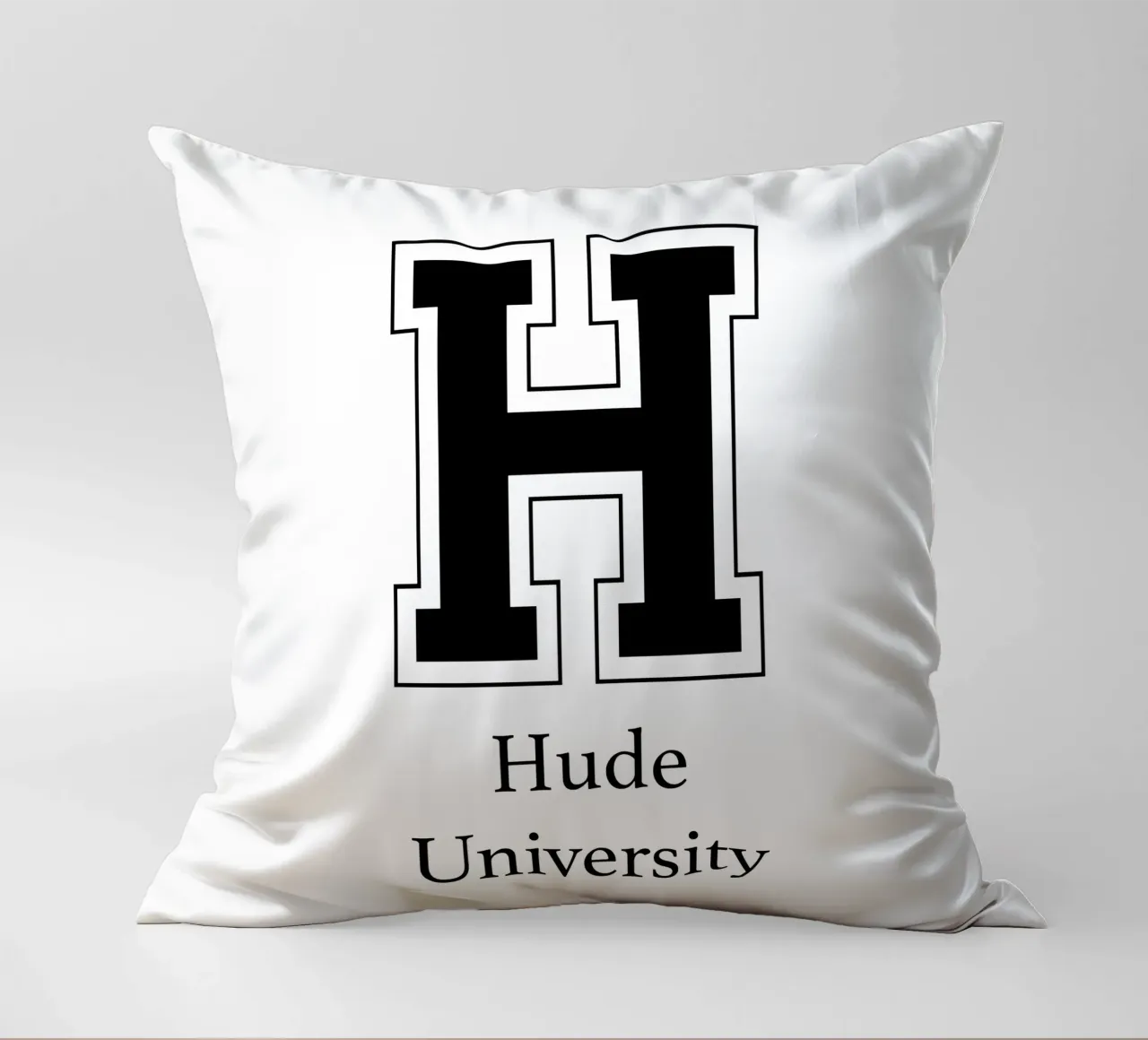 Hude University: Großes H cuscino da Pulse of Art