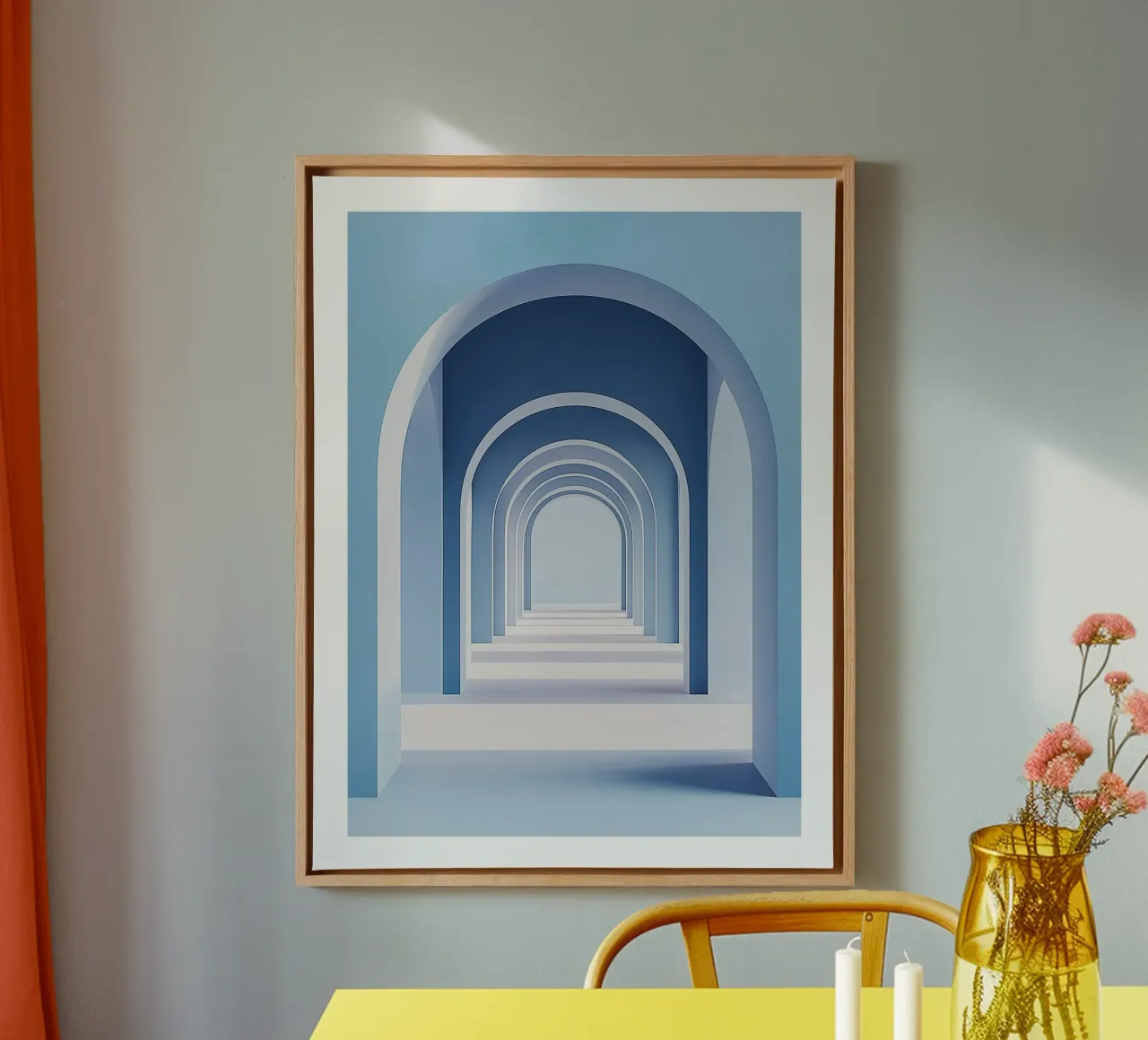 Corridoio infinito tela da DWA