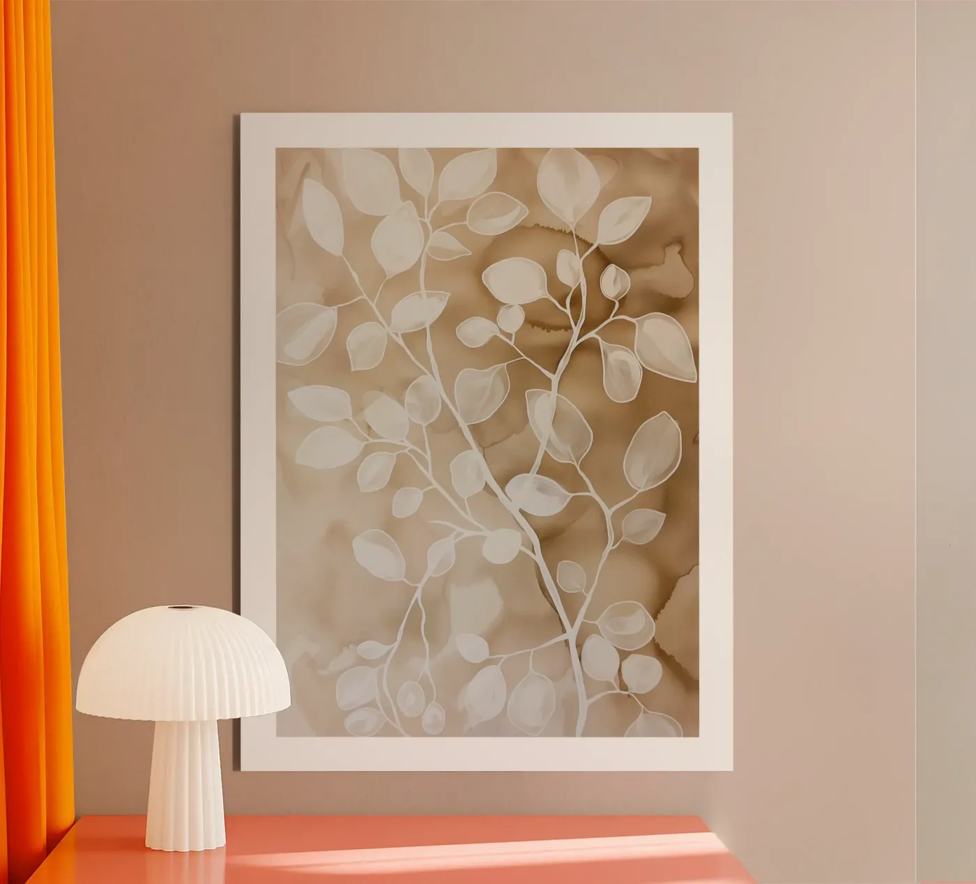 Leaf silhouettes forex plate by DWA