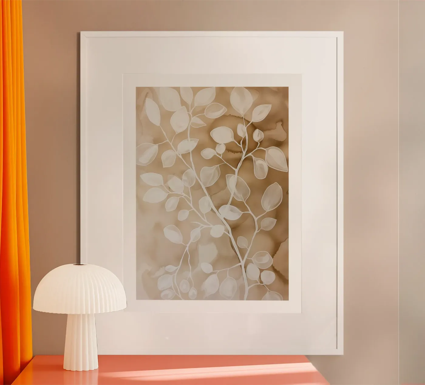 Leaf silhouettes poster by DWA