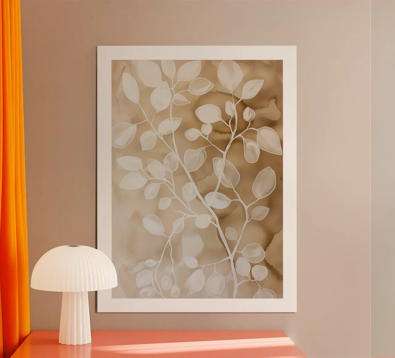 Leaf silhouettes poster by DWA