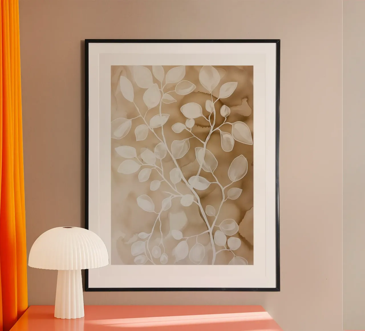 Leaf silhouettes poster by DWA