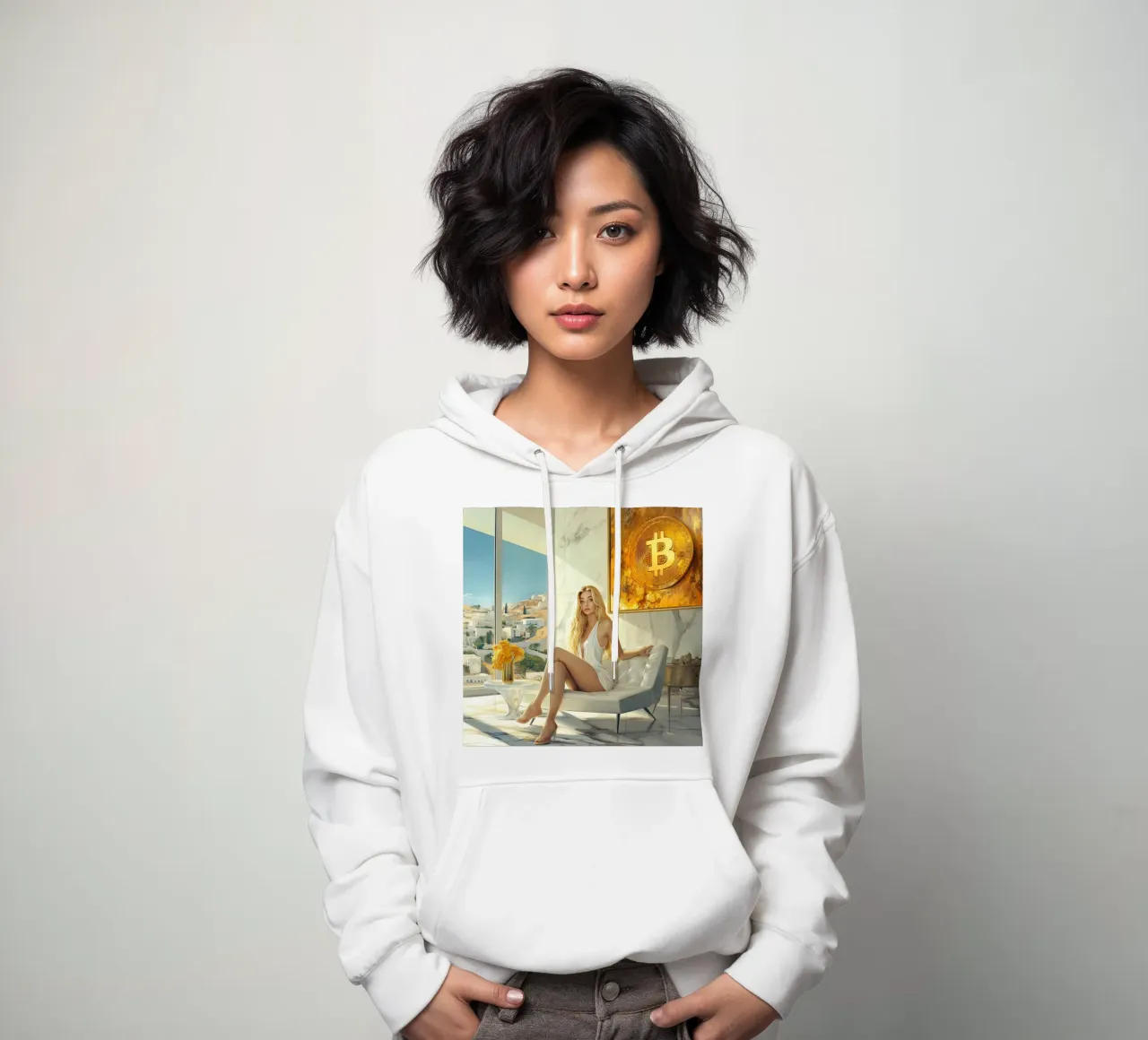 Titolare di Bitcoin felpa con cappuccio da Motivate-Today