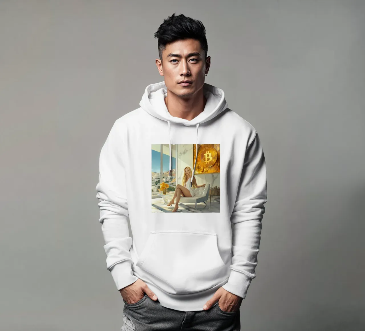 Titolare di Bitcoin felpa con cappuccio da Motivate-Today