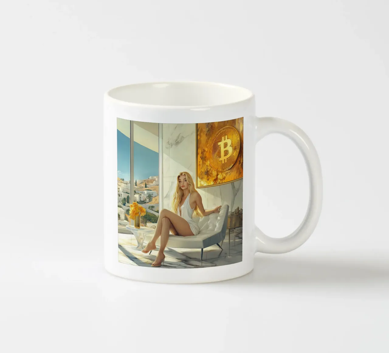 Titolare di Bitcoin tazza in ceramica da Motivate-Today