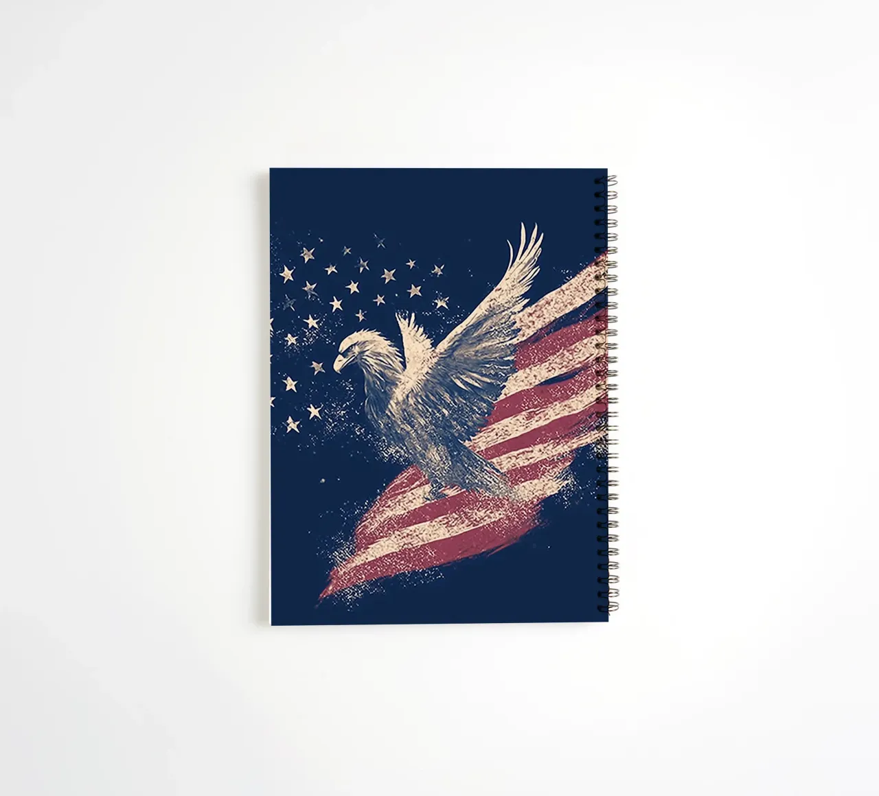 4th of July spiral notebook by Motivate-Today