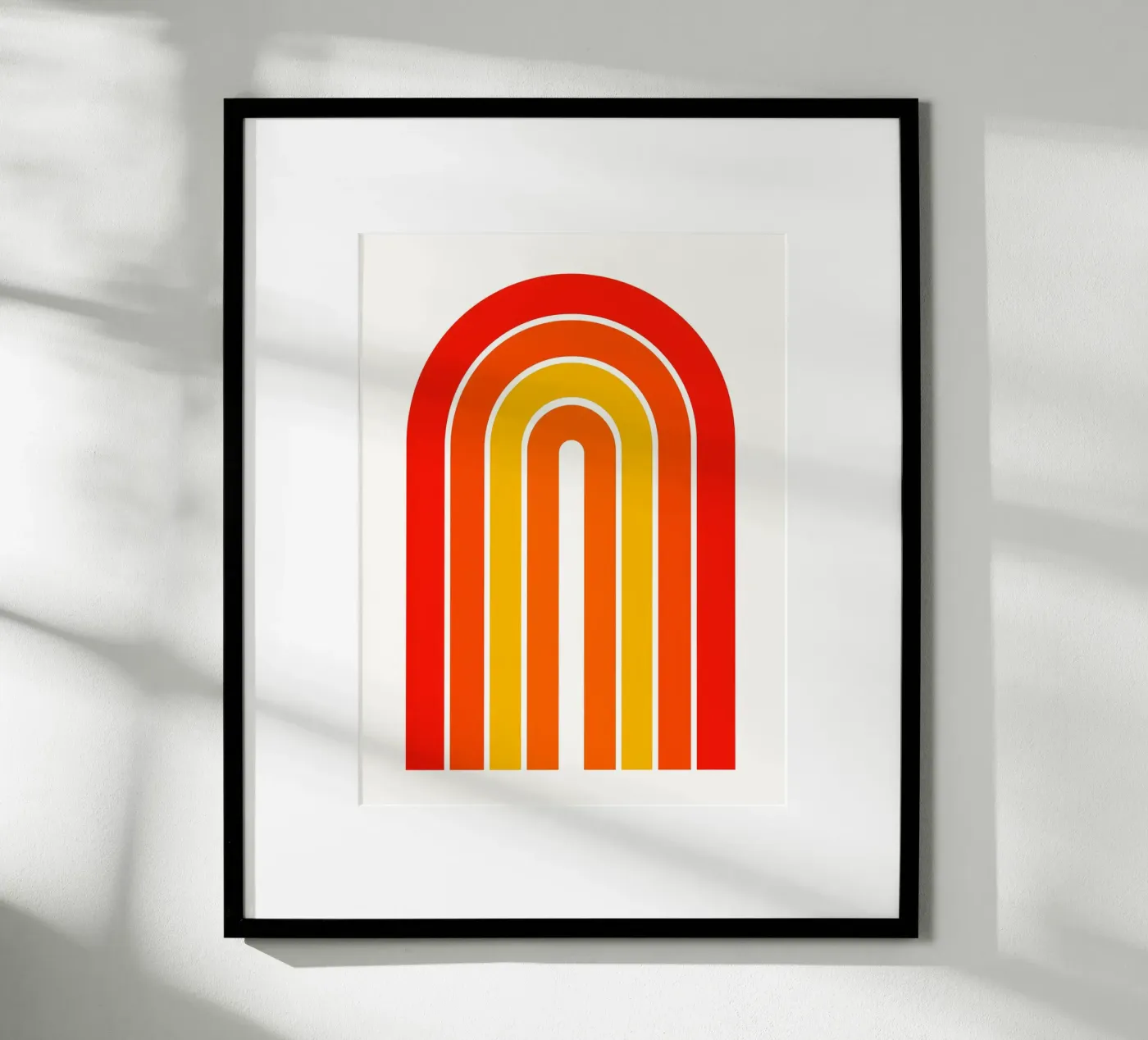 Arco solare retrò poster da DWA
