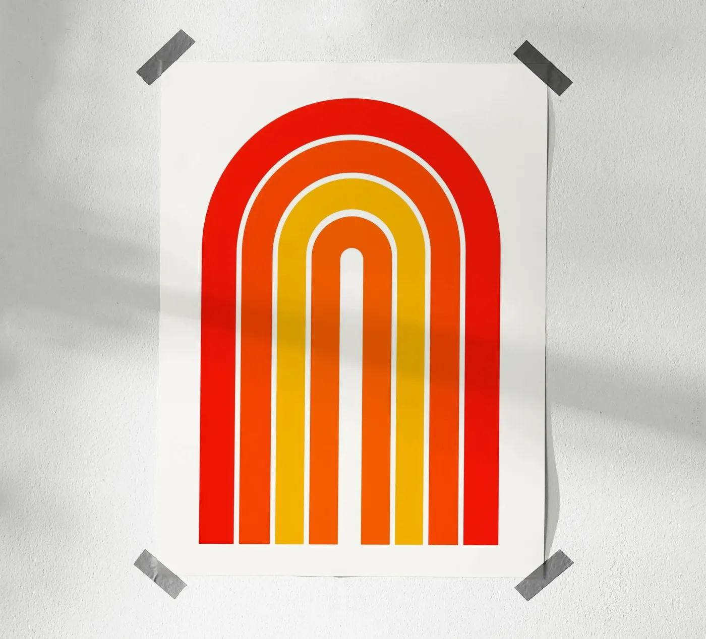 Arco solare retrò poster da DWA