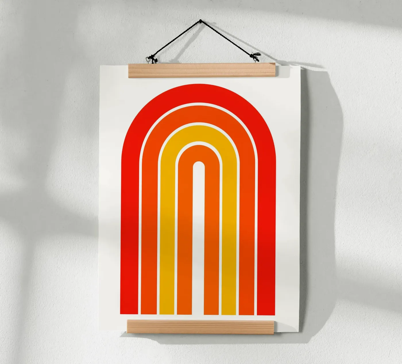 Arco solare retrò poster da DWA