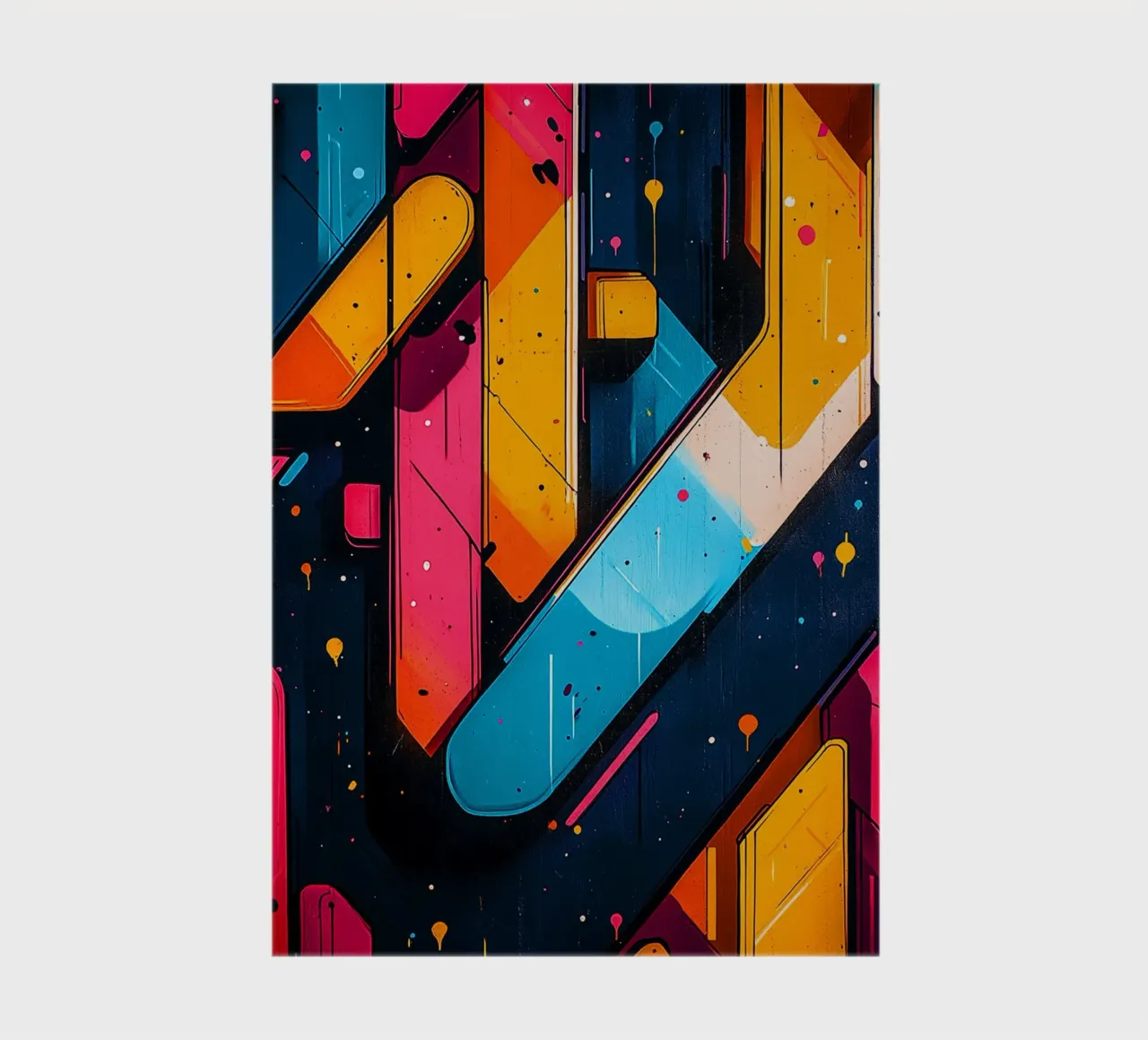 Abstract with Vivid Colours notebook by DWA